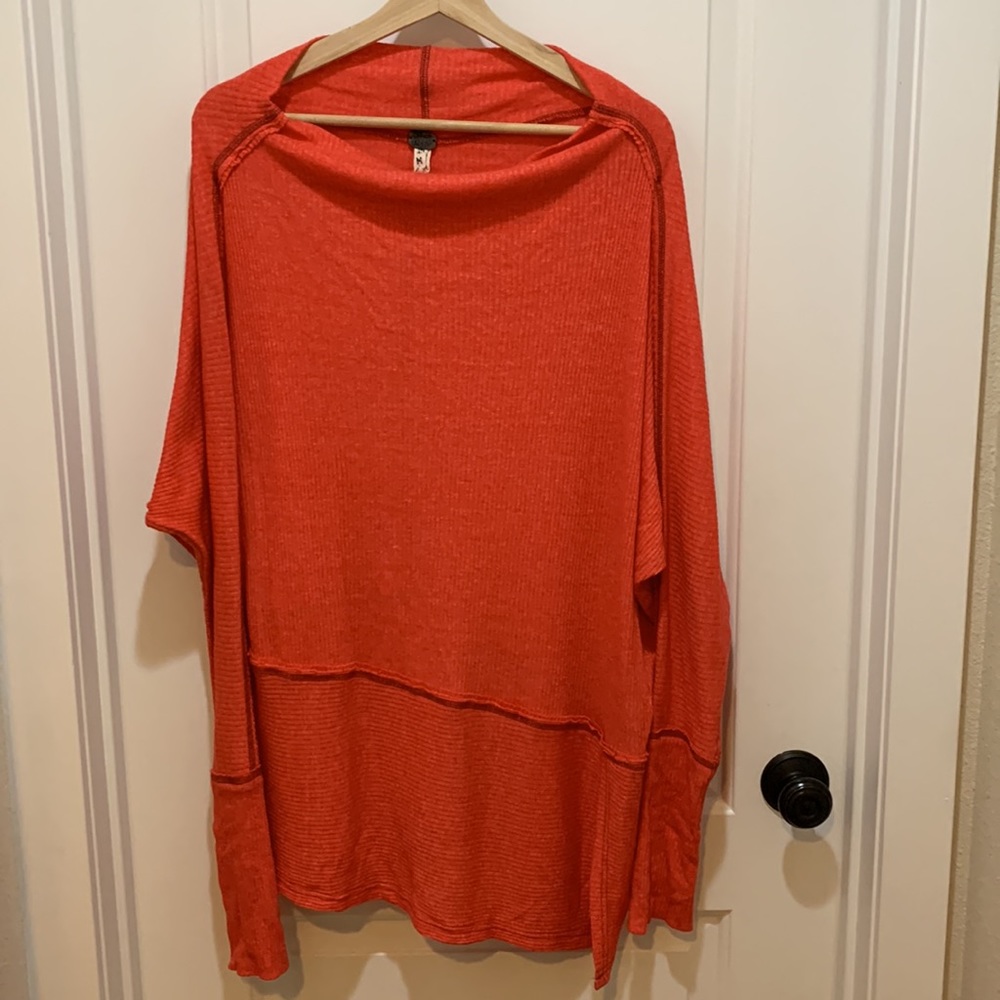 We The Free off the shoulder ribbed top